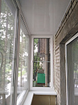 Теплое остекление балкона в доме II-29 с частичной отделкой - фото 3